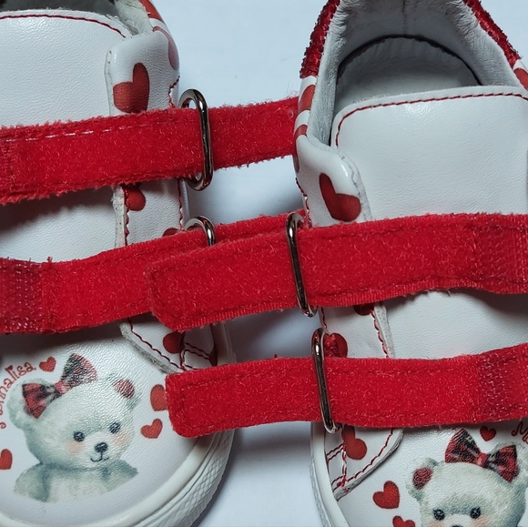 NEW Monnalisa sneakers with glittery velcro straps - Picture 4 of 5